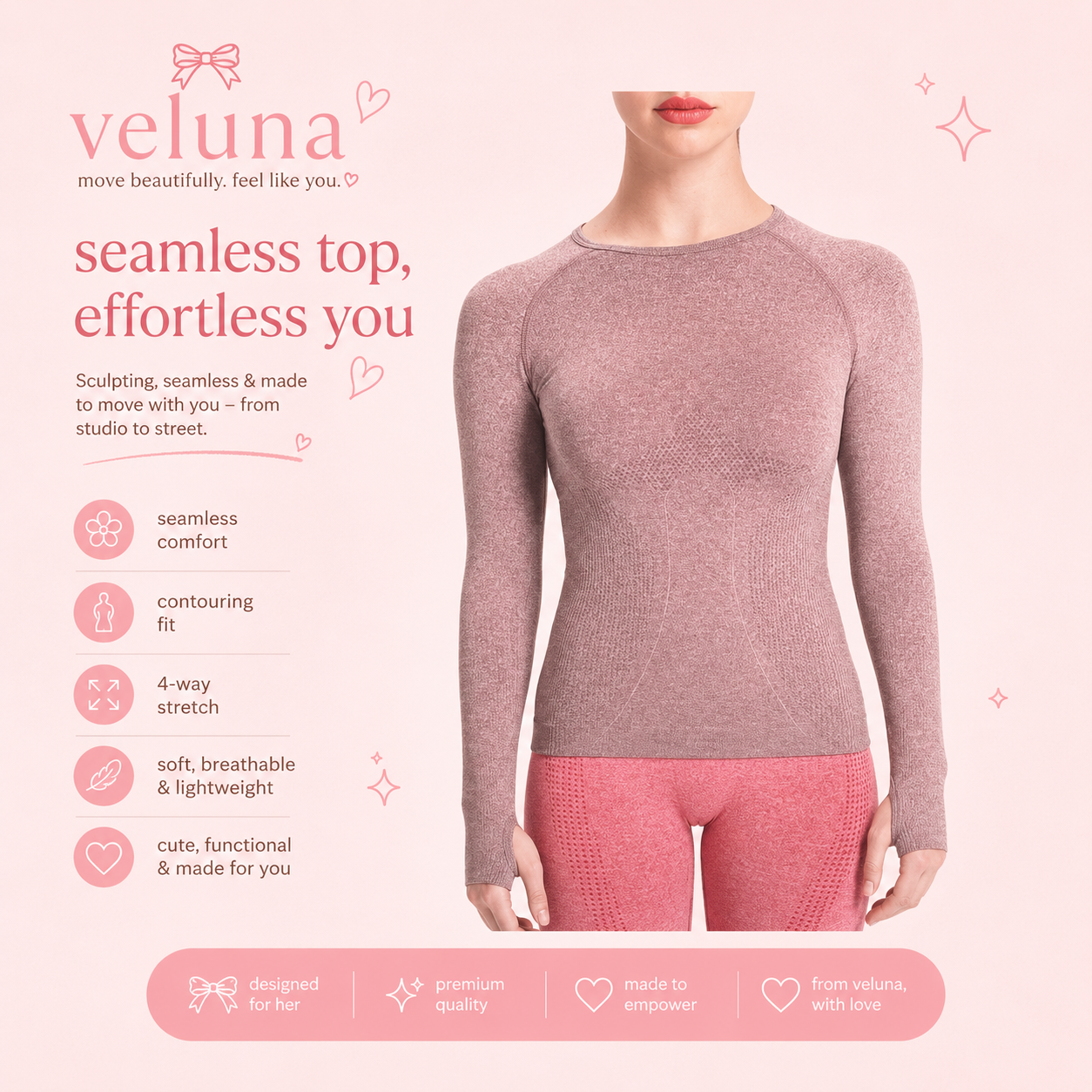 Workout Long Sleeve Shirts for Women Fall Athletic Gym Yoga Running Seamless Tee T-Shirt Tops